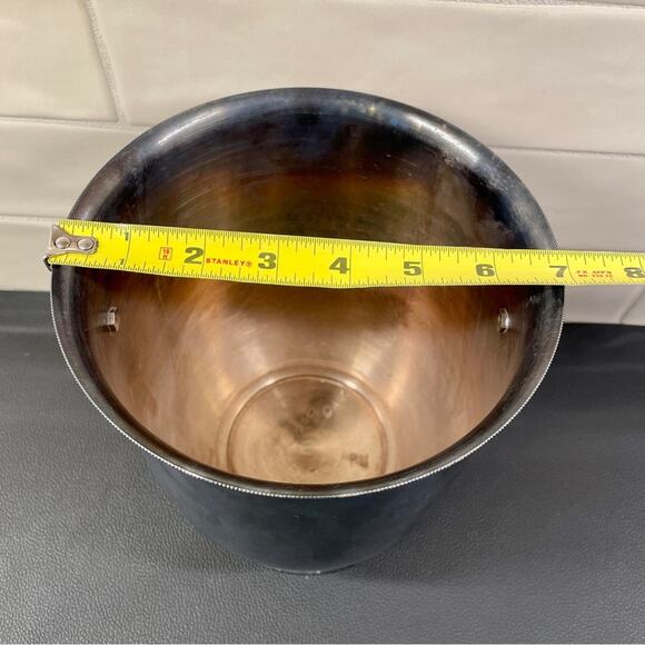 Italy Silverplate Champagne Bucket Vintage Wine Cooler Ice Bucket - Picture 16 of 16